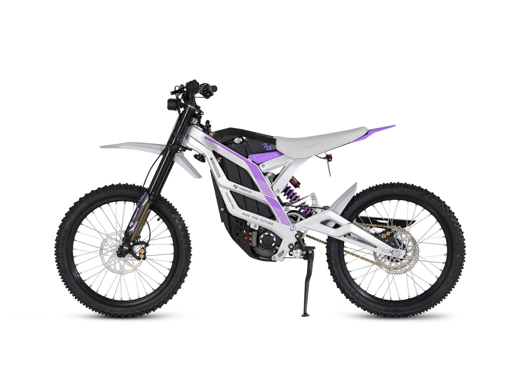 79Bike Falcon Pro – Silver Metallic / Purple