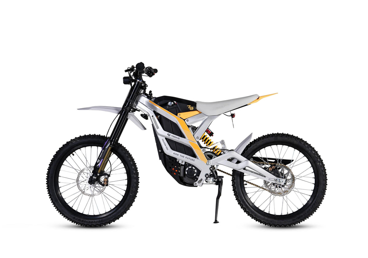 79Bike Falcon Pro – Silver Metallic / Yellow