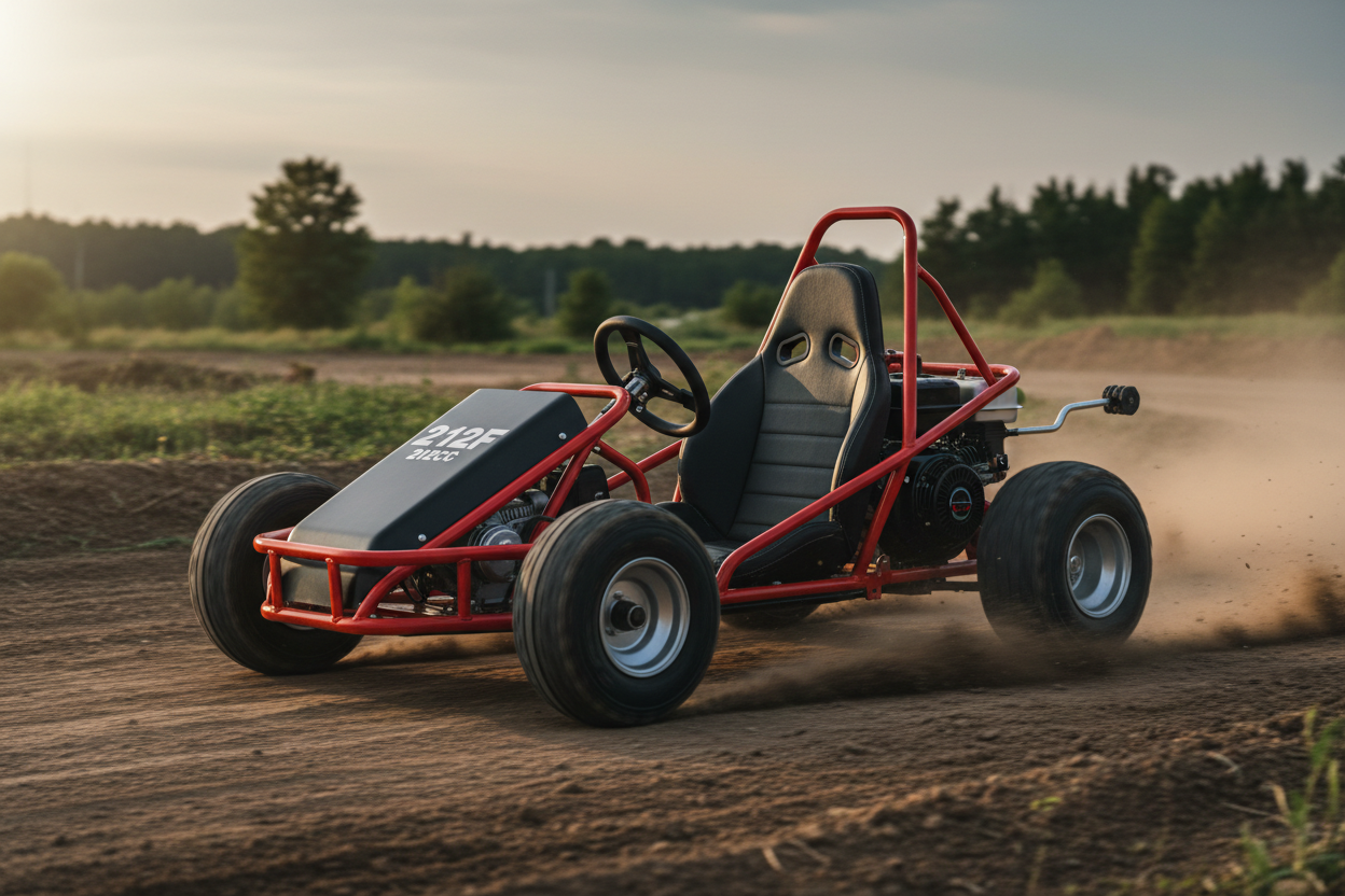 212F Kart - bočný pohľad dirt track