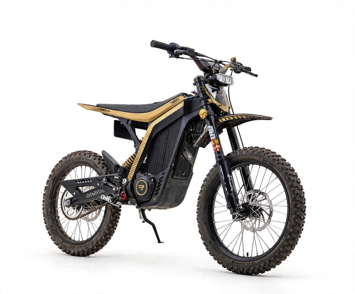 79Bike Lynx Trail Black/Gold - front view