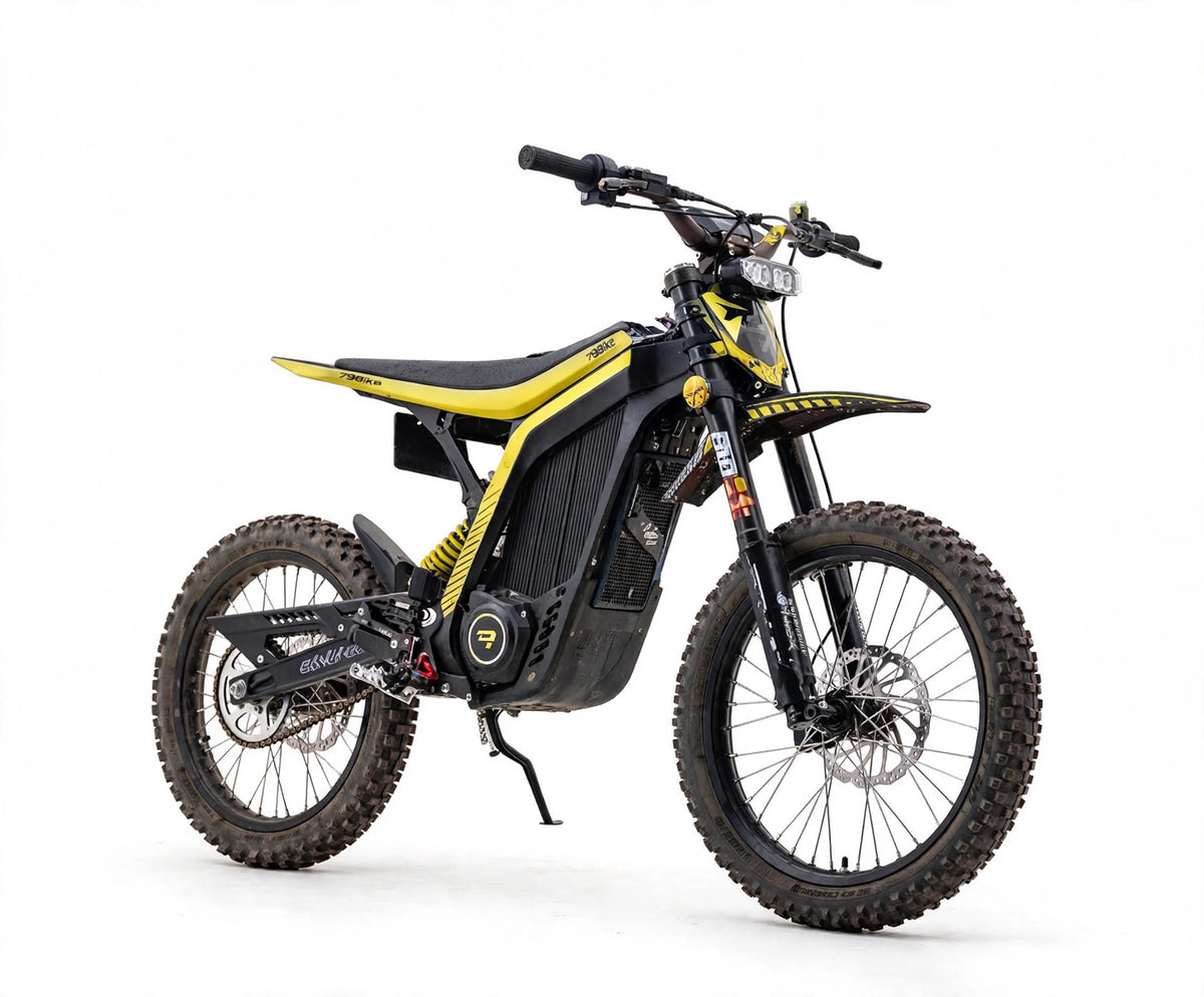 79Bike Lynx Trail Black/Yellow - front view